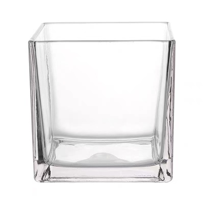 创意正方形玻璃杯家用水杯子小茶杯咖啡杯冷饮杯 ins简约透明杯
