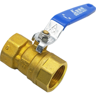 埃美柯球阀4分6分1寸2寸自来水加厚黄铜螺纹手动阀门铜球阀水开关