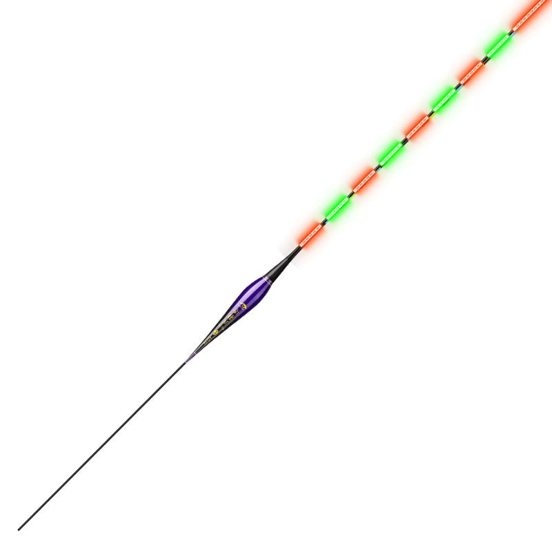 水无影夜光漂咬钩变色新款夜光浮漂高灵敏电子漂高亮鲫鱼漂钓鱼漂