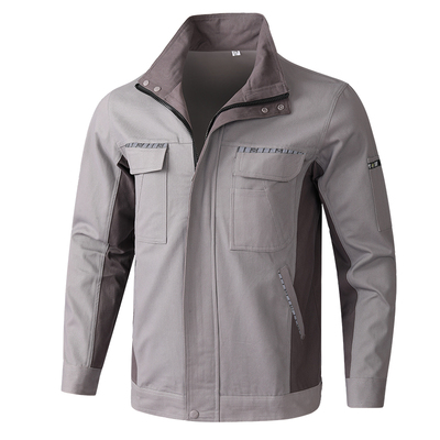 春秋纯棉加厚焊工防烫工作服套装