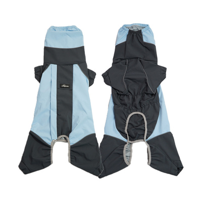 柯基雨衣四脚全包防水户外冲锋衣中型犬宠物雨天衣服遛狗防脏神器