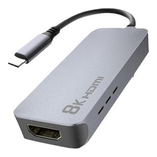 雷电Type-C转HDMI2.1转换器USB-C拓扩展坞DP转HDMI8K60Hz/4K120Hz
