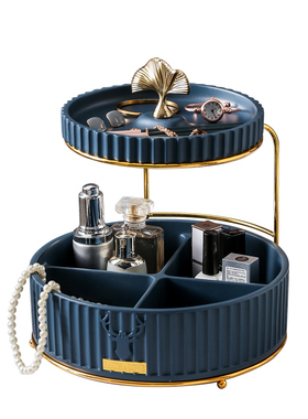 银杏北欧化妆品轻奢风高档收纳盒