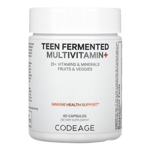 Codeage青少年复合综合多维生素发酵维生素矿物质健康发育抵御超2