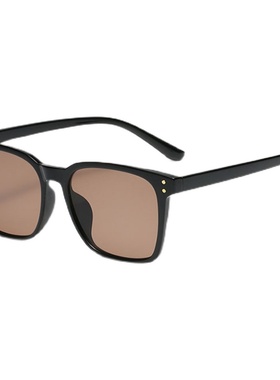 铆钉黄色墨镜潮男TR90女士小方框