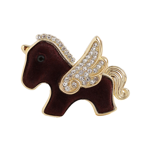 新年小马发夹女2026新款发饰高端轻奢发卡马年侧边夹刘海边夹头饰