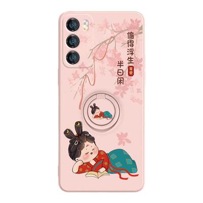 新款可爱少女指环手机壳