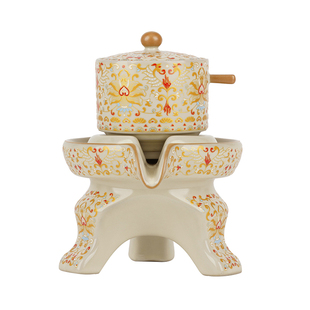 榜盛汝窑金银错自动茶具套装办公室家用轻奢高端陶瓷懒人功夫茶具