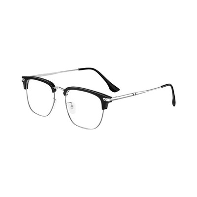 半框眼镜男款近视防蓝光