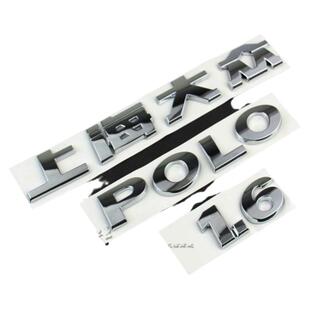 上海大众标 新波罗 POLO1.4/1.6劲情劲取/后字标/后字牌排量贴标