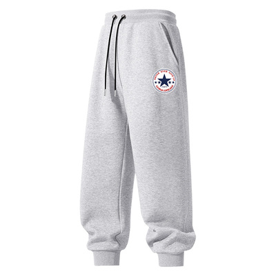 青少年加绒裤子男冬季加厚棉裤