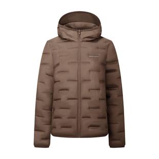 波司登轻薄羽绒服女2025新款鹅绒错格压胶短款连帽休闲舒适外套