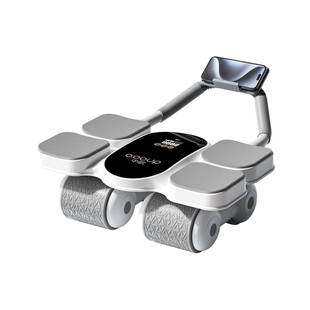 2025新款自动回弹健腹轮运动器材腹肌轮训练器卷腹轮男女士瘦肚子