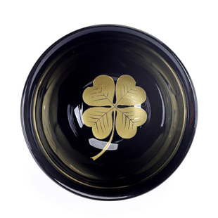 木叶天目盏茶具茶杯乌金黑釉陶瓷茶盏主人杯单杯茶碗菩提叶泡茶杯