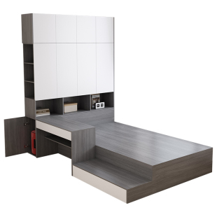 定制多功能榻榻米床储物箱地台床组合魔方省空间小户型收纳踏踏米