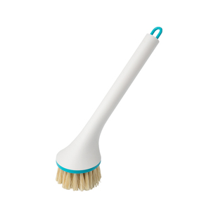 茶花锅刷家用洗锅刷子厨房专用长柄刷清洁刷不易沾油刷锅剑麻刷子