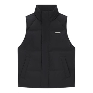 【冬日多巴胺】BONELESS章仔立领羽绒马甲宽松冬季保暖羽绒外套