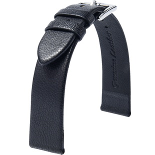 蒂菲曼手表带真皮男超薄柔软适用于阿玛尼CK浪琴dw小牛皮表带女士