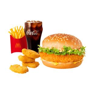 爆【下拉领补贴】麦当劳板烧鸡腿堡汉堡鸡块中薯条兑换券通用自取