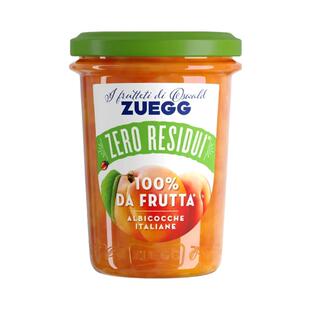 ZUEGG食品意大利进口嘉丽百分百系列杏果酱230g早餐面包烘焙饮调