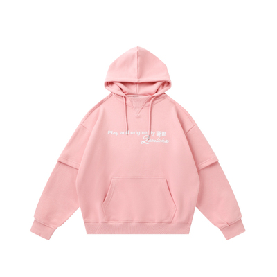 LAMLICKA潮牌宽松休闲套头连帽衫