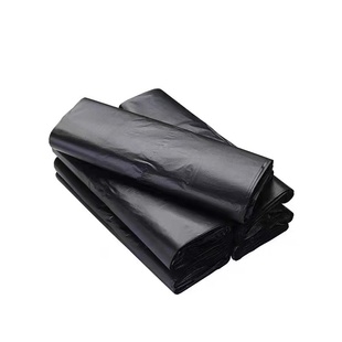 黑色塑料袋加厚手提袋一次性垃圾打包袋方便购物袋大号背心袋子