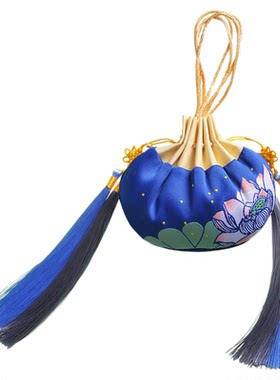 香囊空袋香袋织锦艾叶中草药