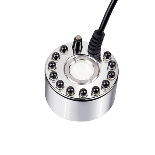 单头超声波雾化头彩灯带浮标可调雾量景观造雾起雾静音卧室加湿器