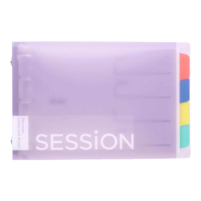 日本maruman满乐文mini活页本session迷你便携口袋笔记本高颜值B7