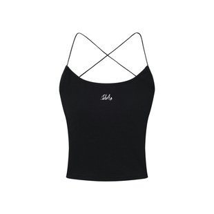 大佬街舞潮牌辣妹吊带背心露背女显瘦透气夏季通勤小众设计感6877