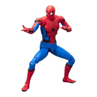 漫威正版漫画版蜘蛛侠红蓝战衣毒液手办周边拼装关节可动人偶模型