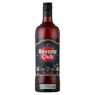 洋酒哈瓦那俱乐部7年陈酿朗姆酒哈瓦那黑朗姆酒Havana club鸡尾酒