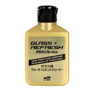 SOFT99小金瓶玻璃雨刮器去油膜清洁剂车窗除水渍水垢玻璃除油膜