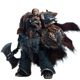 【精零锻造现】暗源战锤太空野狼基因原体黎曼·鲁斯布艺披风配件