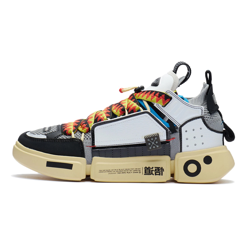 李宁休闲鞋男鞋悟道2ACE Remake韦德面包鞋一体织联名鞋AGWR019