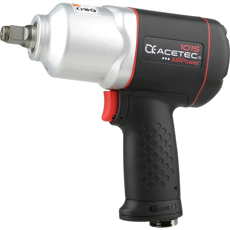 阿斯泰克ACETEC超轻型塑钢1015工业级气动扳手1/2大扭力小风炮