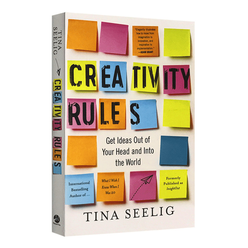 斯坦福大学创意课 Creativity Rules 英文原版 创造力规则 全英文版 真希望我20几岁就知道的事同作者Tina Seelig 进口英语书