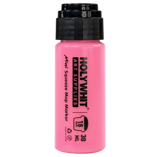 Mini涂鸦流淌笔耐磨18mm圆头30ml油漆笔防水大笔头创意绘画荧光笔