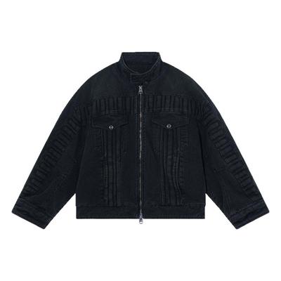 90白鹅绒复古风牛仔羽绒服男