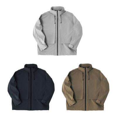 登山布运动外套户外机能多口袋