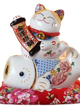储蓄罐大号日式千客万来招财猫