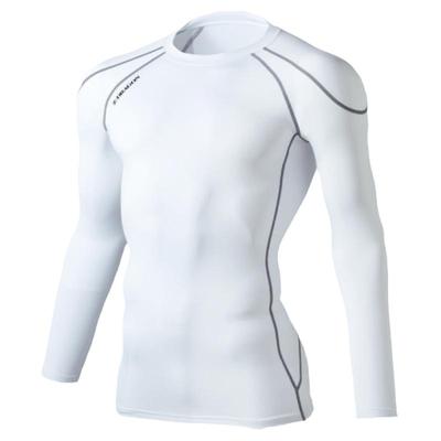 健身骑行长袖T恤塑形情侣紧身衣