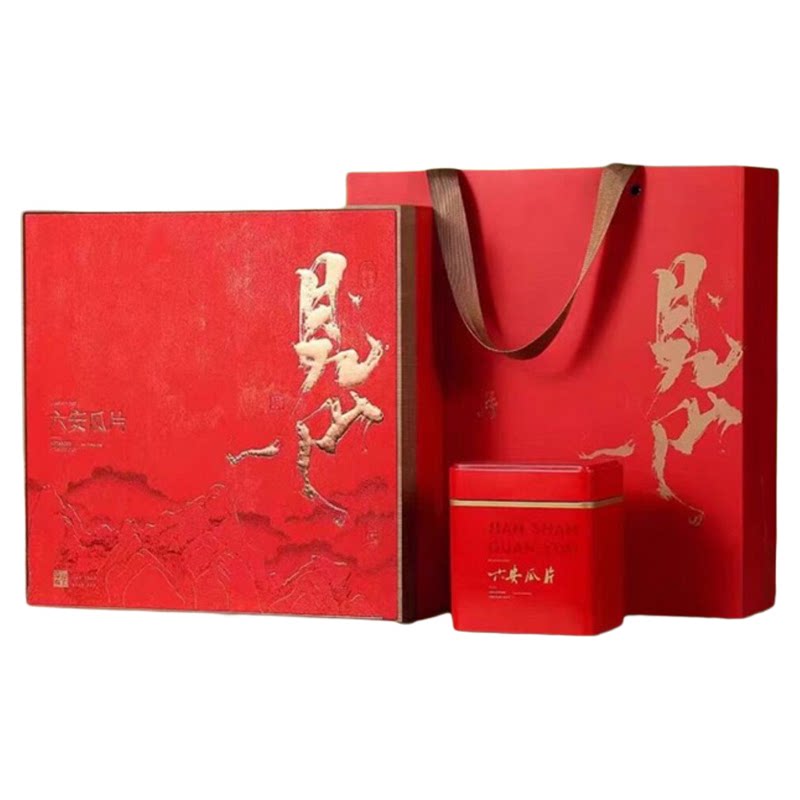 小叶瓜片 精品六安瓜片礼盒装2026新茶 原产地雨前采摘春茶绿茶X3