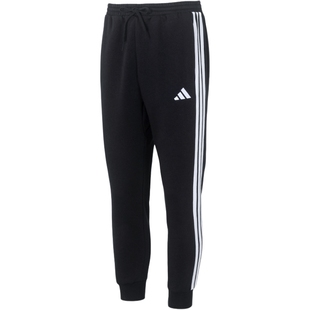 Adidas阿迪达斯男裤2026冬季新款休闲运动裤加绒加厚保暖长裤卫裤