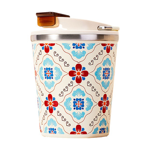 喜式咖啡保温杯陶瓷内胆随行杯小巧便携水杯子女生高颜值生日礼物