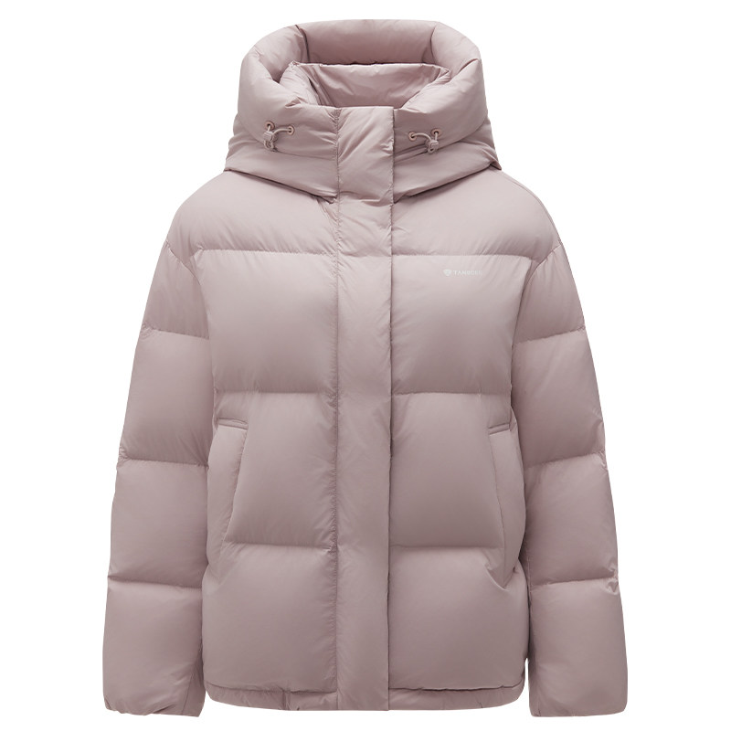 【衣橱推荐】坦博尔25冬季新款羽绒服女短款保暖连帽休闲加厚外套