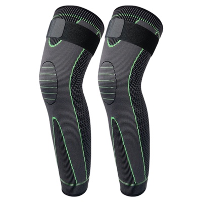 高弹加长绑带运动护膝保暖护腿