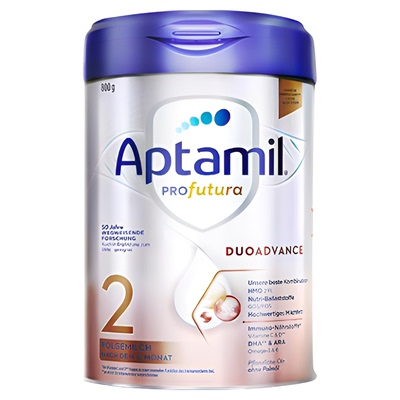 官方正品德国爱他美白金版2段