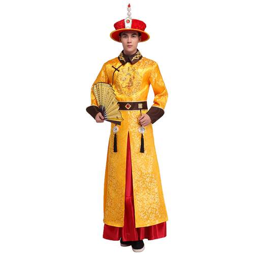 清朝皇帝龙袍古装男影视剧故宫旅拍写真皇袍清代阿哥皇上演出服饰