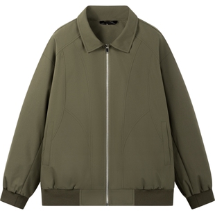 班尼路SK秋冬款夹克男美式底特律宽松翻领工装休闲男士防风外套YS